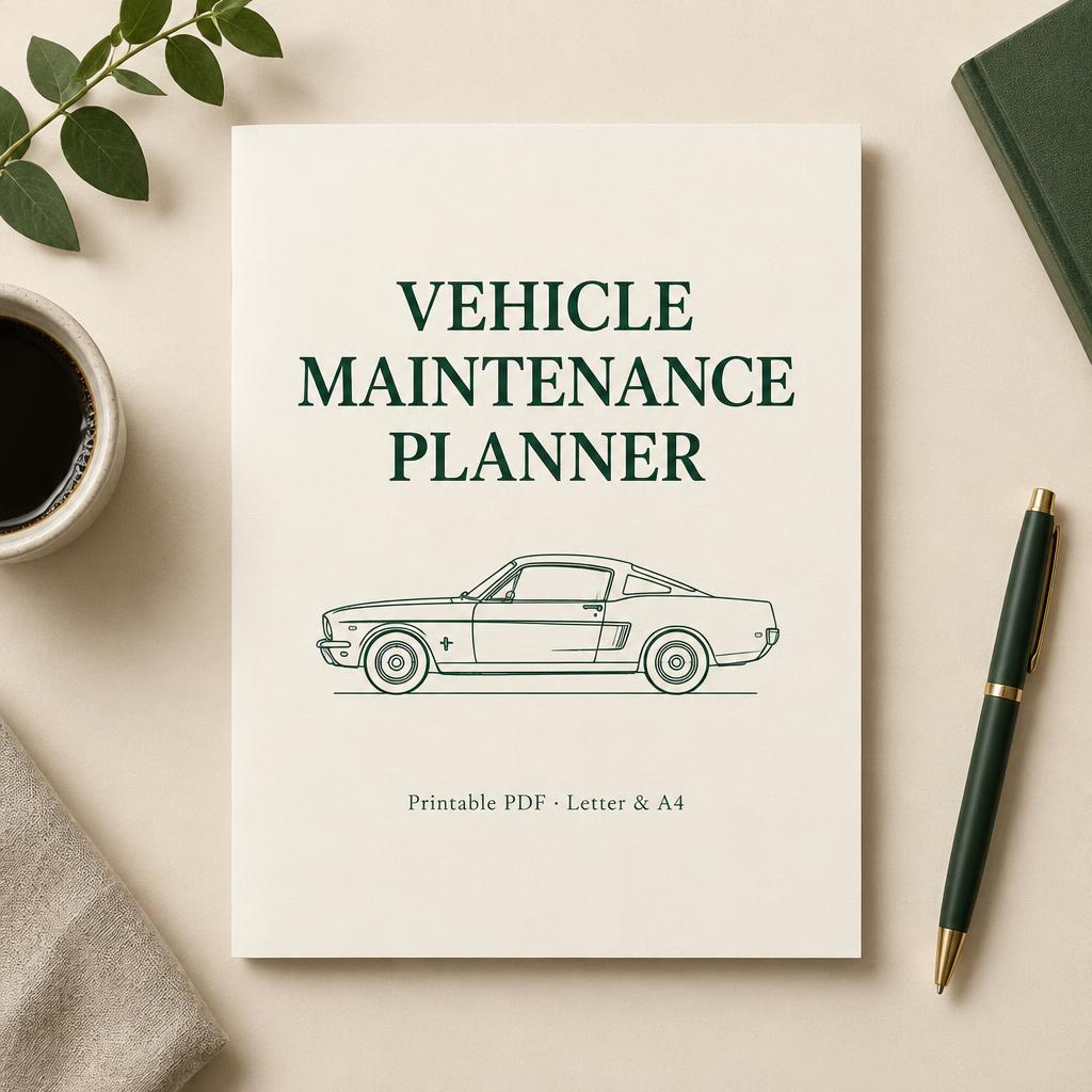 Cover of the Vehicle Maintenance Planner
